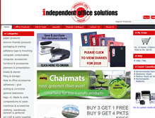 Tablet Screenshot of independentofficesolutions.com.au
